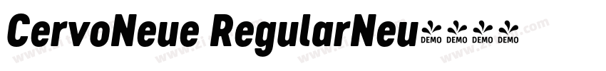 CervoNeue RegularNeu字体转换